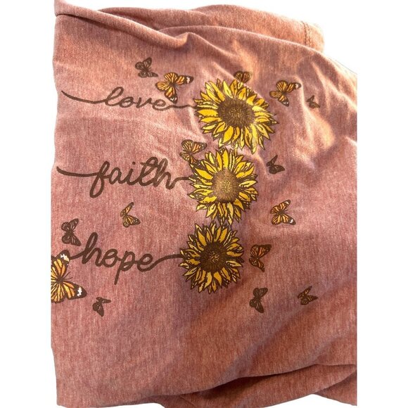 Peachy Pink Girls Graphic T-Shirt MultiColored Size M 10-12 - Picture 4 of 5